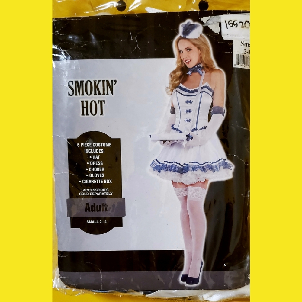 Smokin hot Cigarette Girl Costume. Size small.